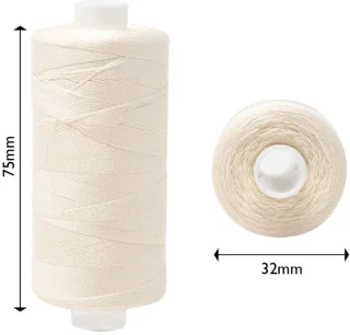 1000m Polyester Naaigaren voor Hand- en Machine Naaien - Extra Sterk en Duurzaam