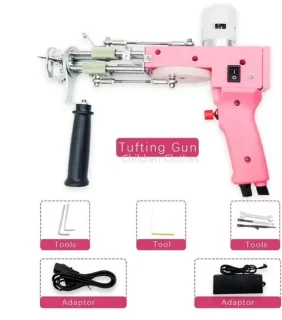 Tufting Gun – Tuftpistool – Borduurmachine – Tufting Machine – Punch Needle – Elektrisch 70W – Instelbare Snelheid 5-40 Steken/sec