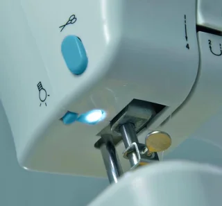 Mini-naaimachine met Geïntegreerde Lamp en 12 Steeksoorten, Draadloze Functie, Ideaal voor Thuisprojecten