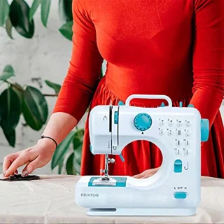 Mini-naaimachine met Geïntegreerde Lamp en 12 Steeksoorten, Draadloze Functie, Ideaal voor Thuisprojecten