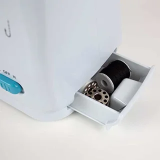 Mini-naaimachine met Geïntegreerde Lamp en 12 Steeksoorten, Draadloze Functie, Ideaal voor Thuisprojecten
