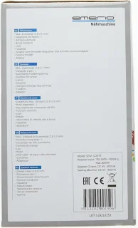 Naaimachine voor kinderen en beginners - batterijwerking - wit/lila - klein