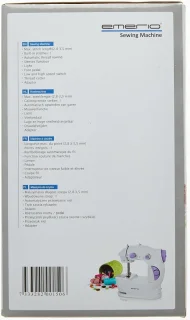Naaimachine voor kinderen en beginners - batterijwerking - wit/lila - klein