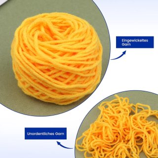 Wat vinden we goed aan de Kogelwikkelaar, 50 stuks wollen wikkelaars, breiset, garenwikkelaar, wol opwikkelaar, bol, wol, wikkelmachines met 8 maten haaknaalden en breiaccessoires