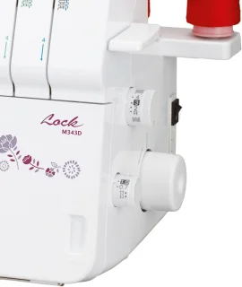 Overlock-naaimachine met 3 of 4 draden en traploze instellingen