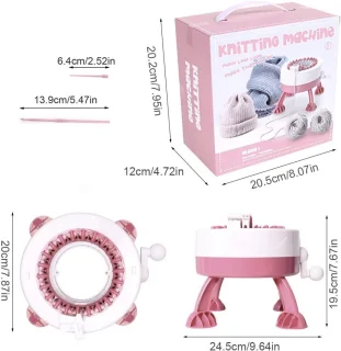Breimachine met 22 naalden - Handmatige en automatische weefset voor DIY projecten