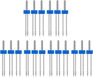 18 stuks naaimachine dubbele naald set