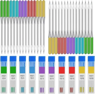 30 stuks universele naaimachinenaalden met regelmatige punt