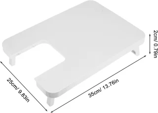 505A Verlengtafel voor Naaimachine Wit 35x25x2 cm