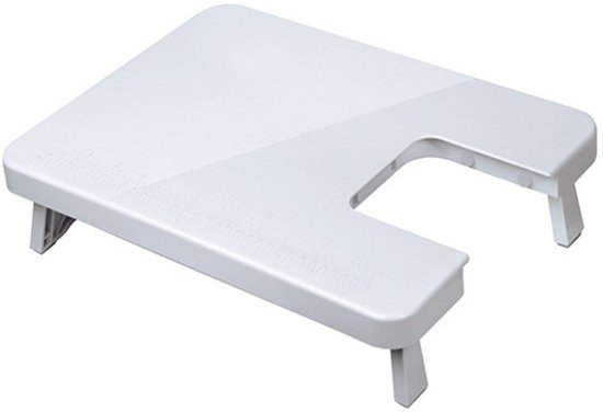 Compacte verlengtafel die je naaiwerk volwassen ruimte geeft