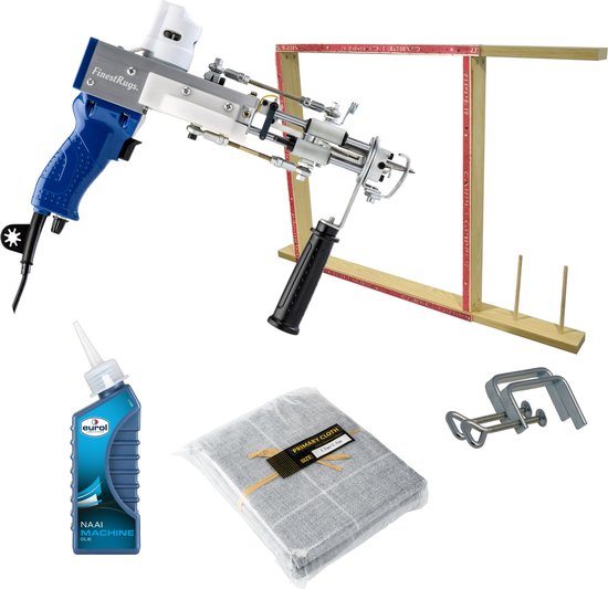 AK-DUO PRO Tufting Gun Beginnerspakket Blauw