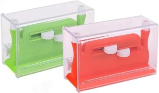 Automatische draadinrijger - naaigereedschap inrijger - 2 stuks - groen en oranje