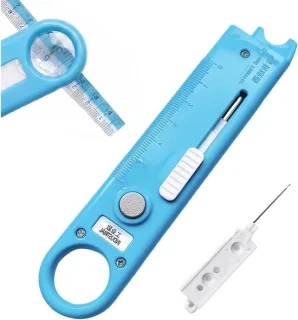 Automatische Naaldinrijger - Naaimachine Hulp Draadinrijger - Snel Naaien - Met Vergrootglas - 14.5 cm - Blauw