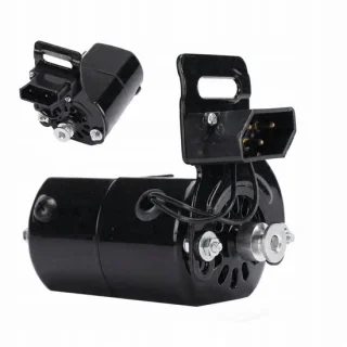 Bedee 180W Naaimachinemotor Zwart met Voetpedaal