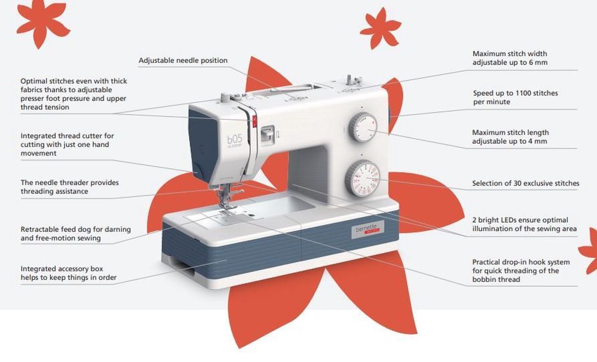 Bernette B05 Academy naaimachine