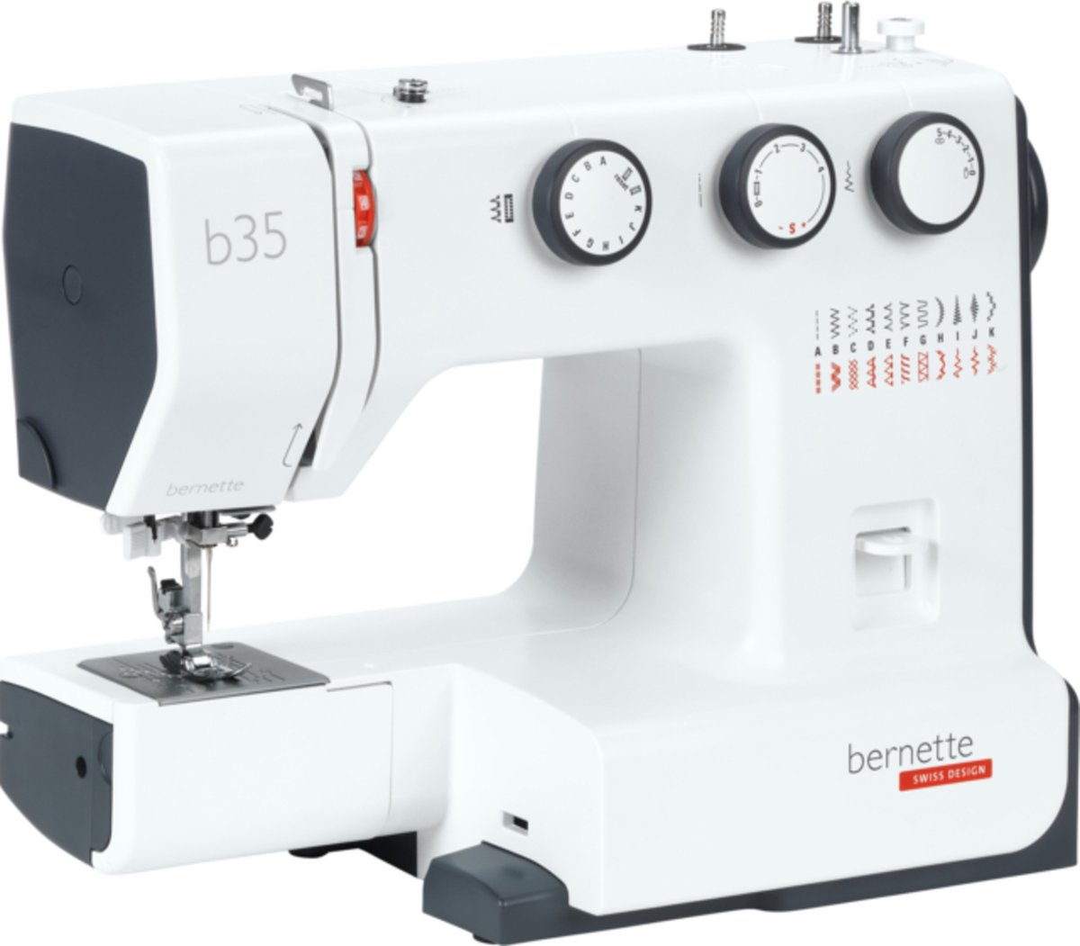 Wat vinden we goed aan de Bernina Bernette B35 Naaimachine