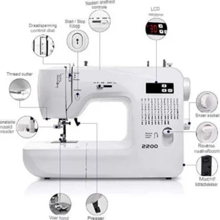 Borduurmachine Naaimachine Wit