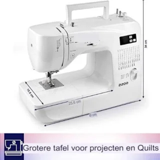 Borduurmachine Naaimachine Wit