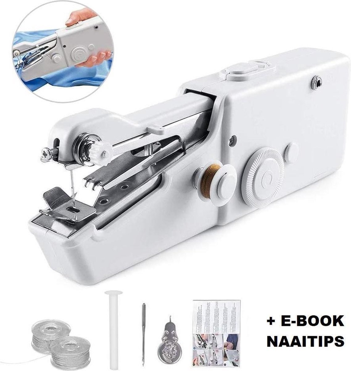 De Borvat Mini Handnaaimachine Draagbaar in één oogopslag