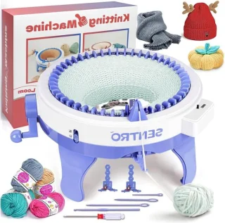 Breimachine Weefgetouw 48-naalden Blauw