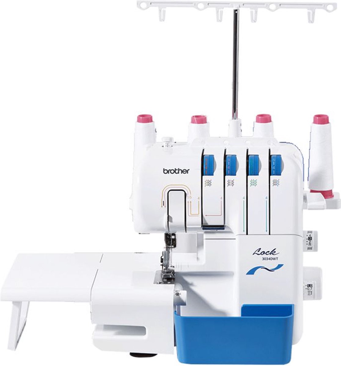 Brother 3034 D WT lockmachine