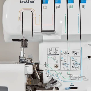 Brother 3034 D WT lockmachine