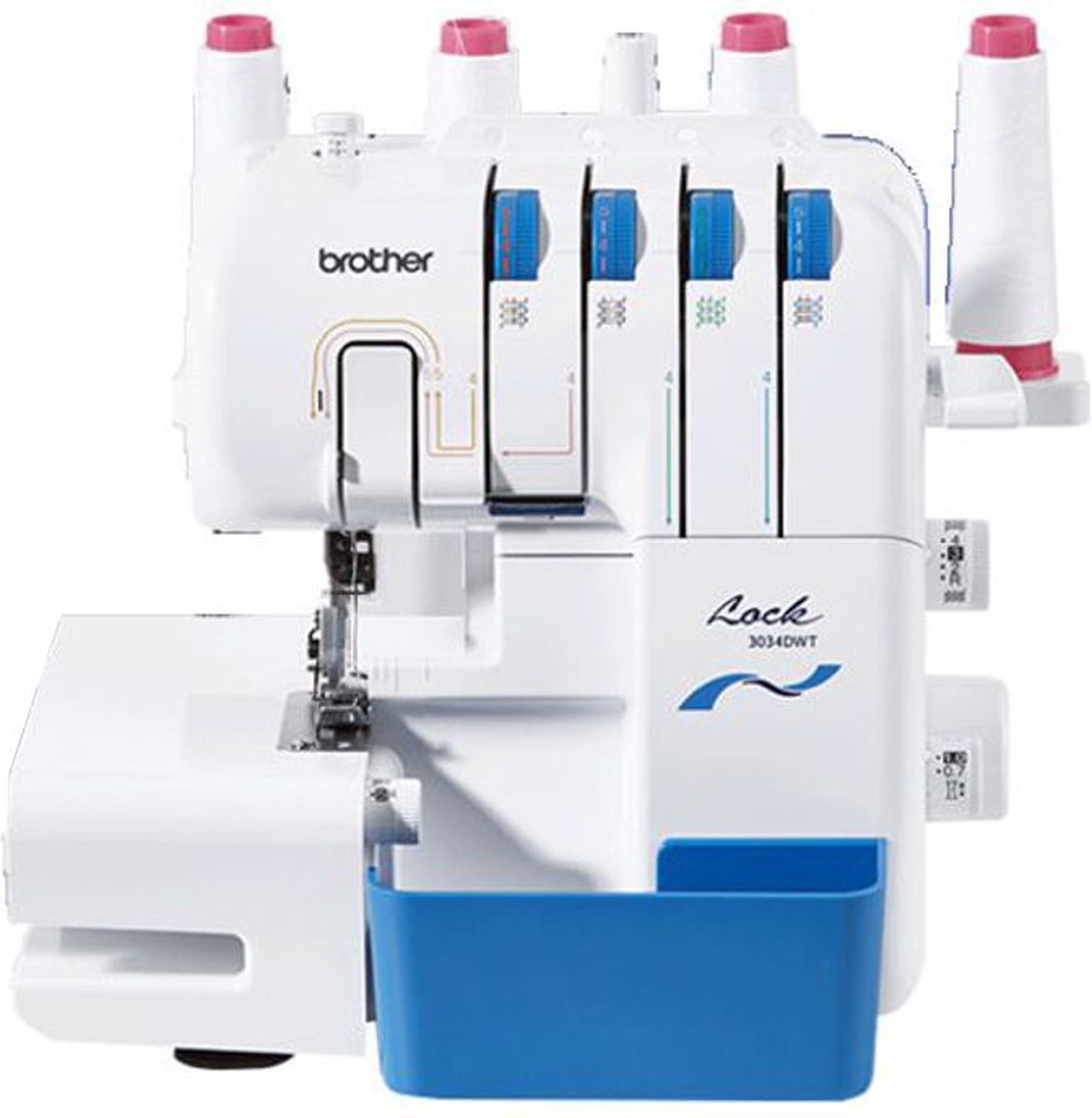 Brother 3034 D WT lockmachine