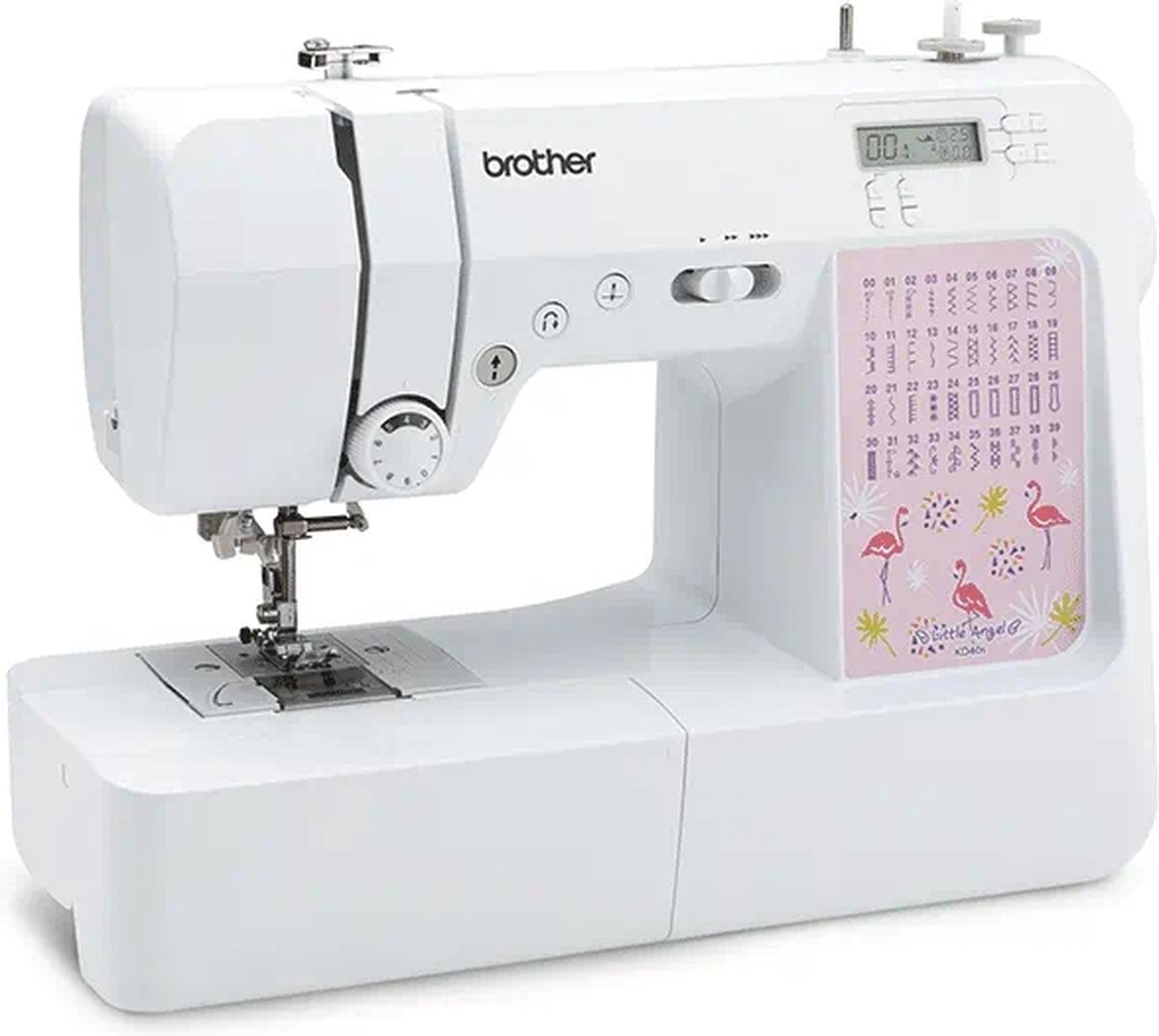 De Brother KD40 Little Angel Luxe Kindermachine Roze in één oogopslag