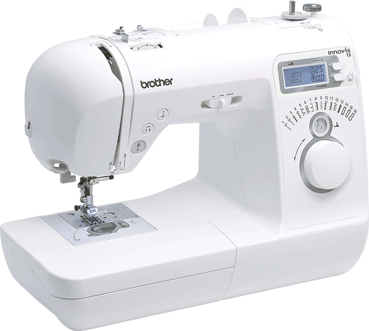 Wat vinden we goed aan de Brother NV15 elektrische naaimachine