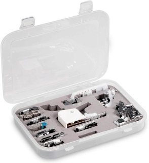 De Brother/Singer/Janome Naaivoetset 15-delig Low Shank in één oogopslag