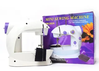 CHIWIN Mini Naaimachine Kindermodel met Batterij en Adapter