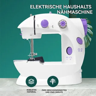 CHIWIN Mini Naaimachine Kindermodel met Batterij en Adapter