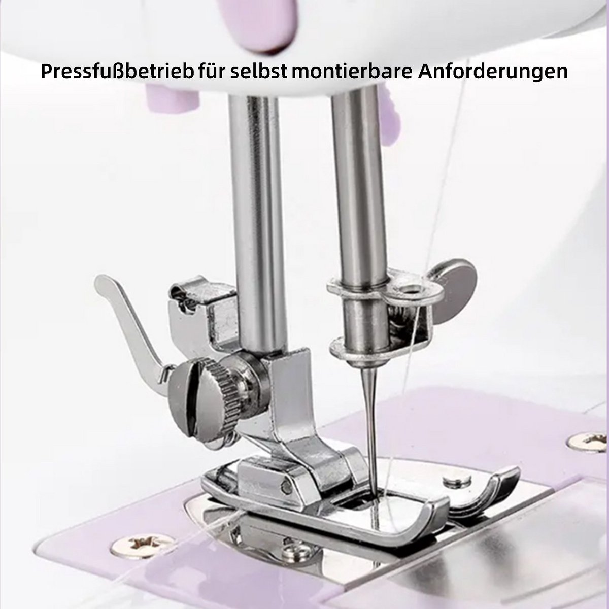 CHIWIN Mini Naaimachine met 12 Patronen en Accessoireset