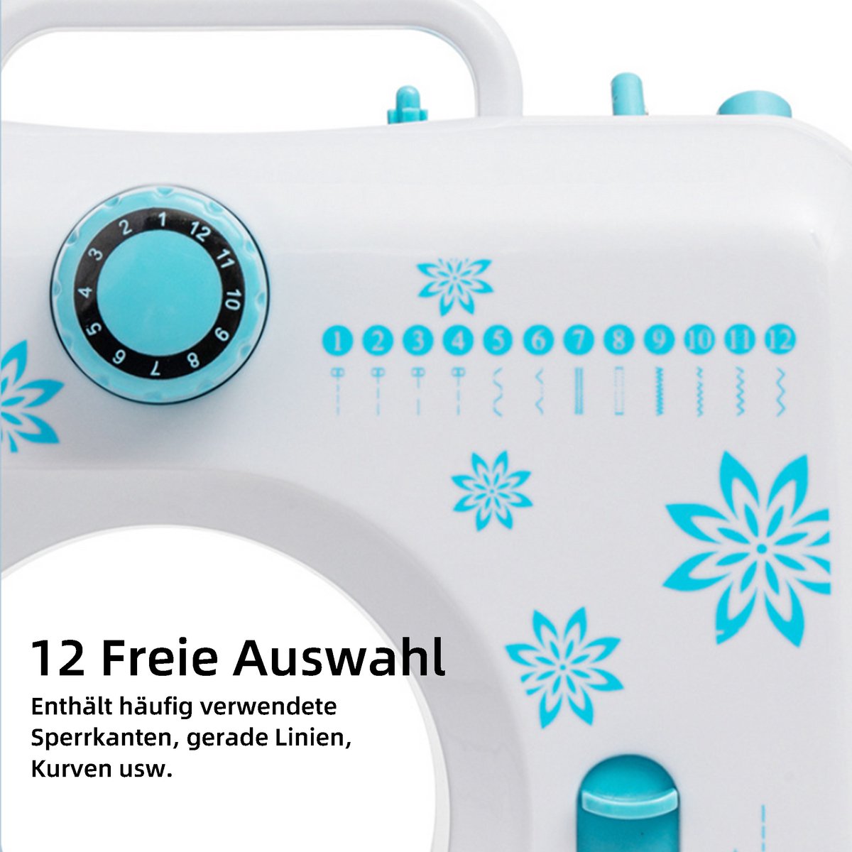 CHIWIN Naaimachine Elektrisch Mini Compact