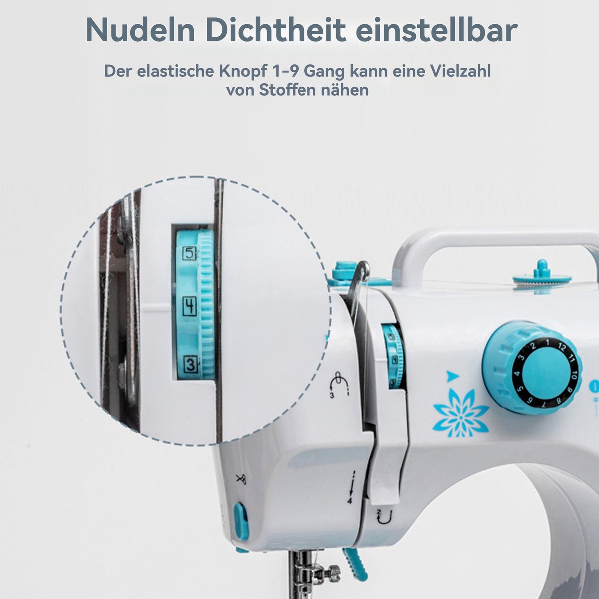 CHIWIN Naaimachine Elektrisch Mini Compact