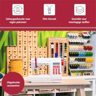 Computergestuurde naaimachine