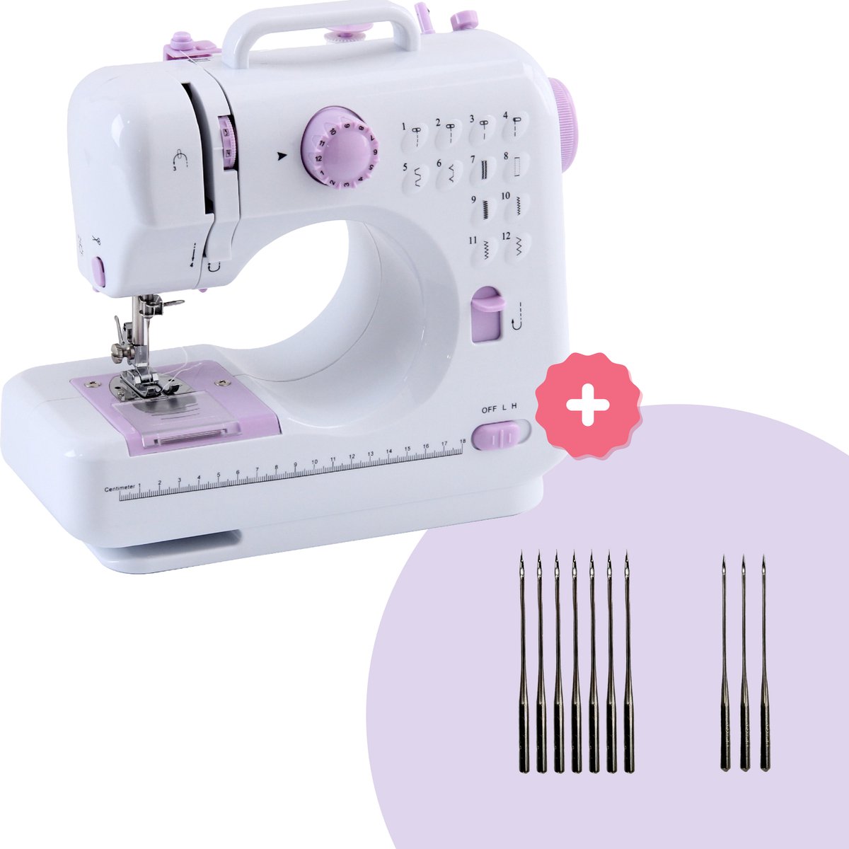 Crafts&Co Kindernaaimachine Wit Combideal