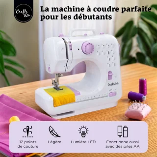 Crafts&Co Kindernaaimachine Wit