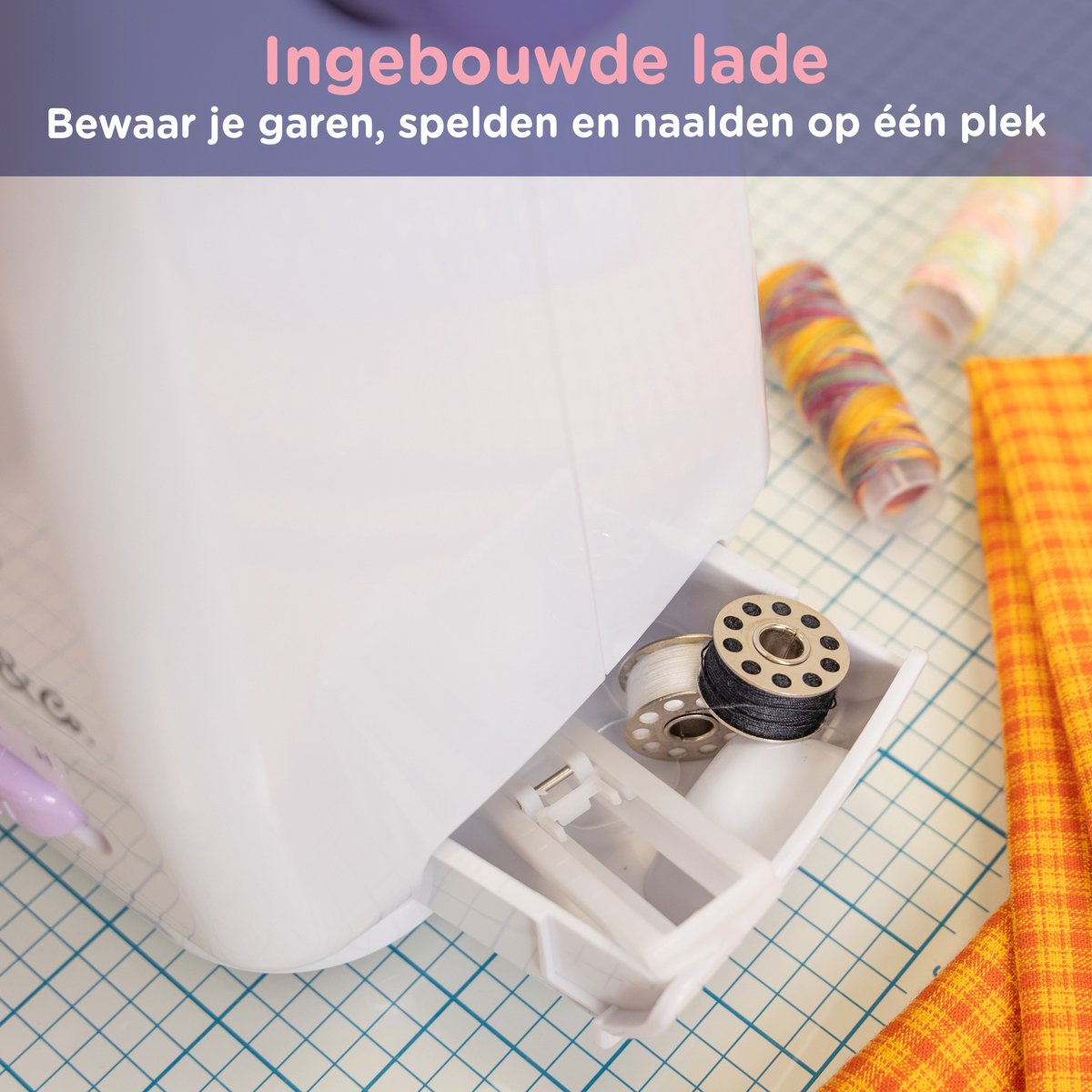 Crafts&Co Kindernaaimachine Wit