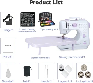 Creatorally 505A Mini elektronische naaimachine