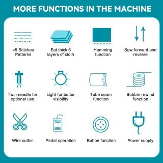 Creatorally Huishoudelijke Elektrische Naaimachine