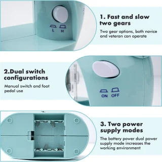 Creatorally Mini Elektrische Naaimachine