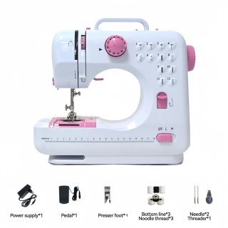 De Creatorally Mini Elektronische Naaimachine - Roze in één oogopslag