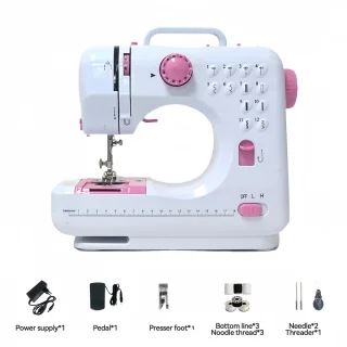 Creatorally Mini Elektronische Naaimachine - Roze