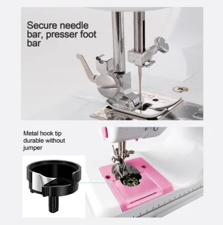 Creatorally Mini Elektronische Naaimachine - Roze
