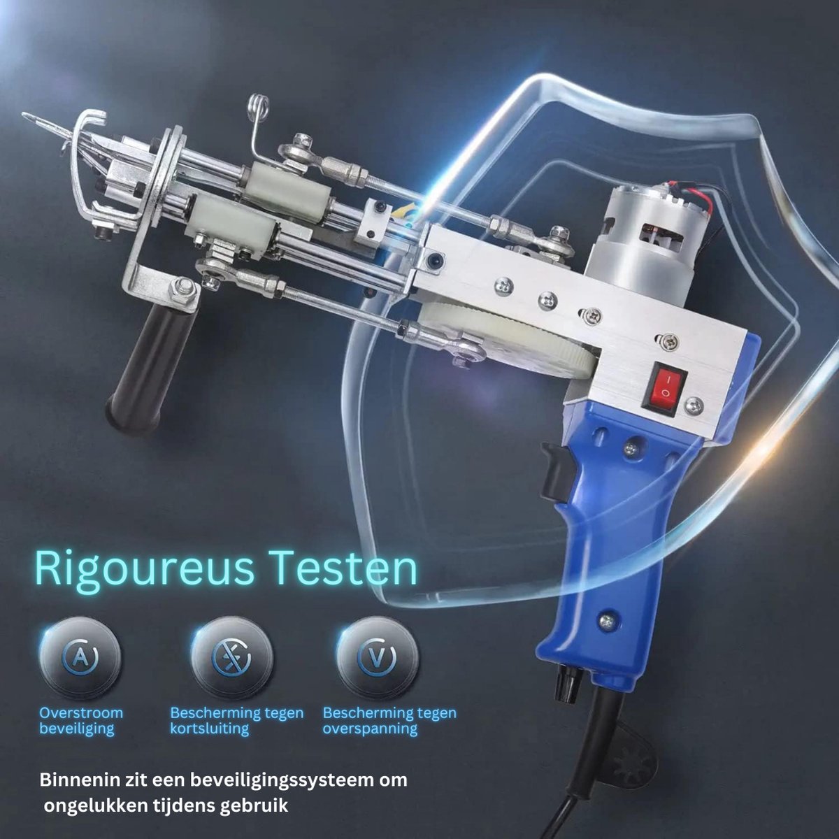 DailySupplies Premium Tufting Gun Beginnerspakket Blauw