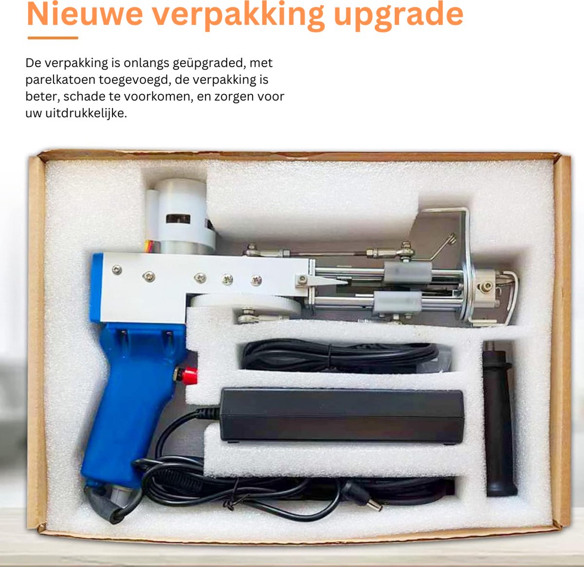 DailySupplies Premium Tufting Gun Beginnerspakket Blauw