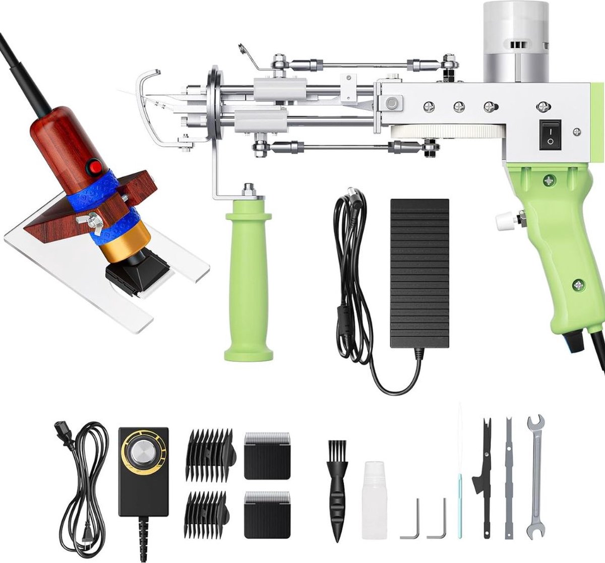 DailySupplies Premium Tufting Gun Beginnerspakket Groen