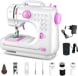 Delgeo Mini naaimachine met accessoires