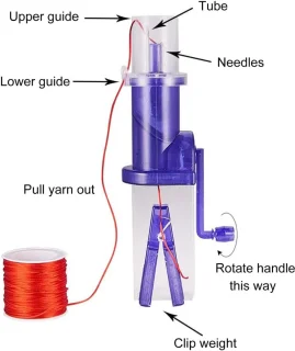 DIY handklosbreimachine met clip voor breien en knutselen